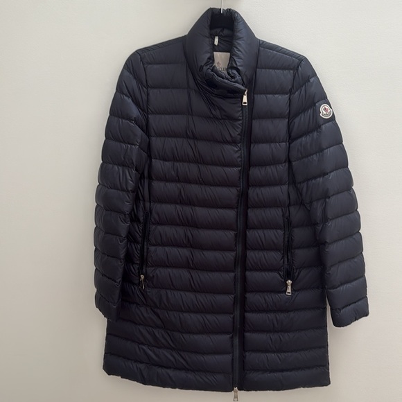 Moncler Navy Down Berlin Coat 2=M - Picture 3 of 10